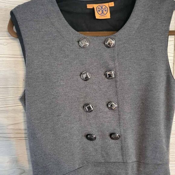 Tory Burch Business Pencil Dress SZ XS(0-2) Double Breasted Sleevless - Picture 3 of 8